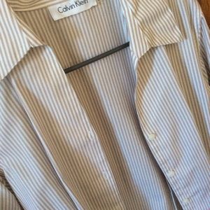Calvin Klein button down blouse